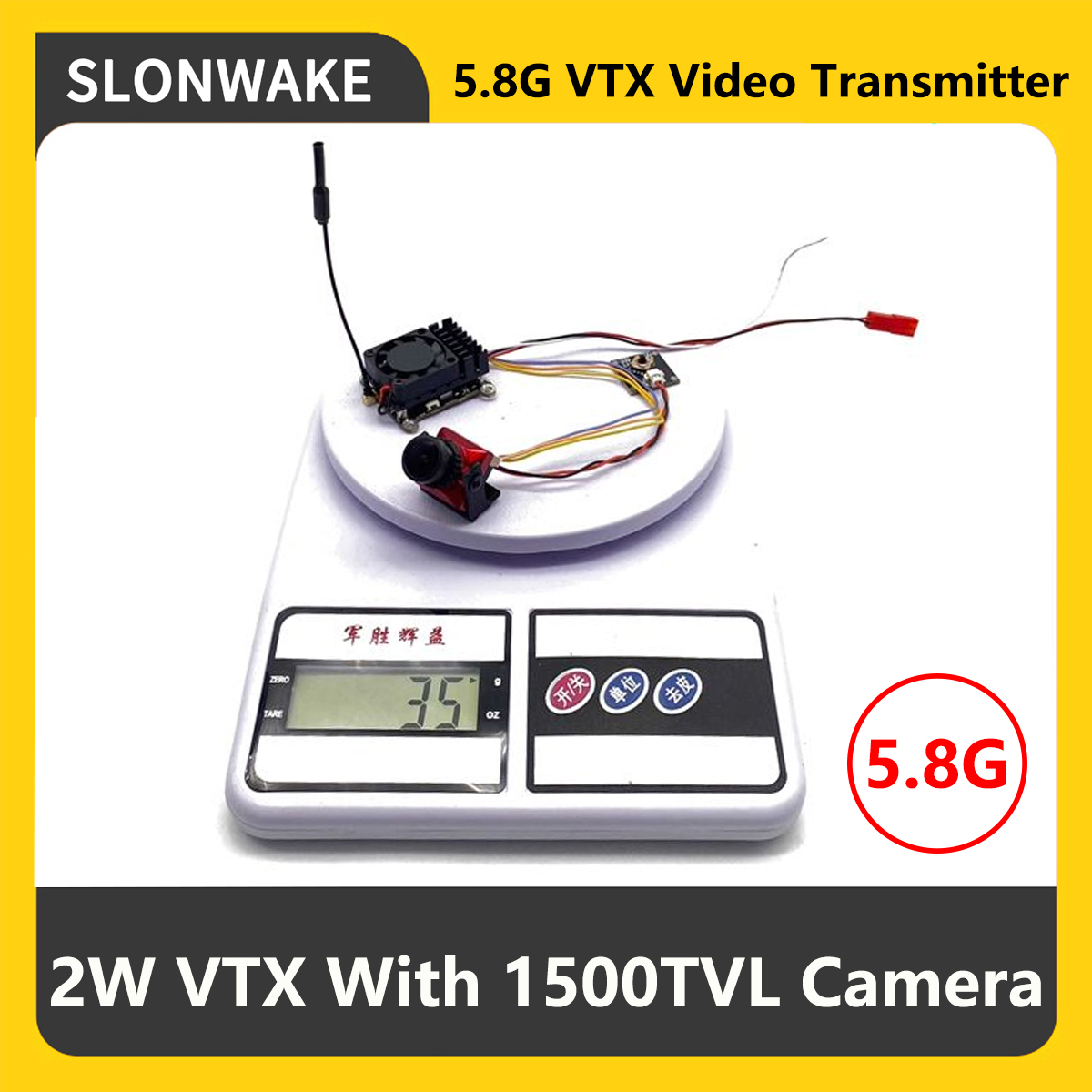 Drone Frame - Transmetteur FPV VTX SLONWAKE 5.8G 2000mW