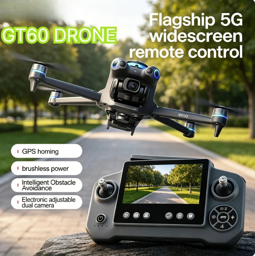 Drone Gps Mount - Drone Quadricoptère RC Pliable GT60 Original