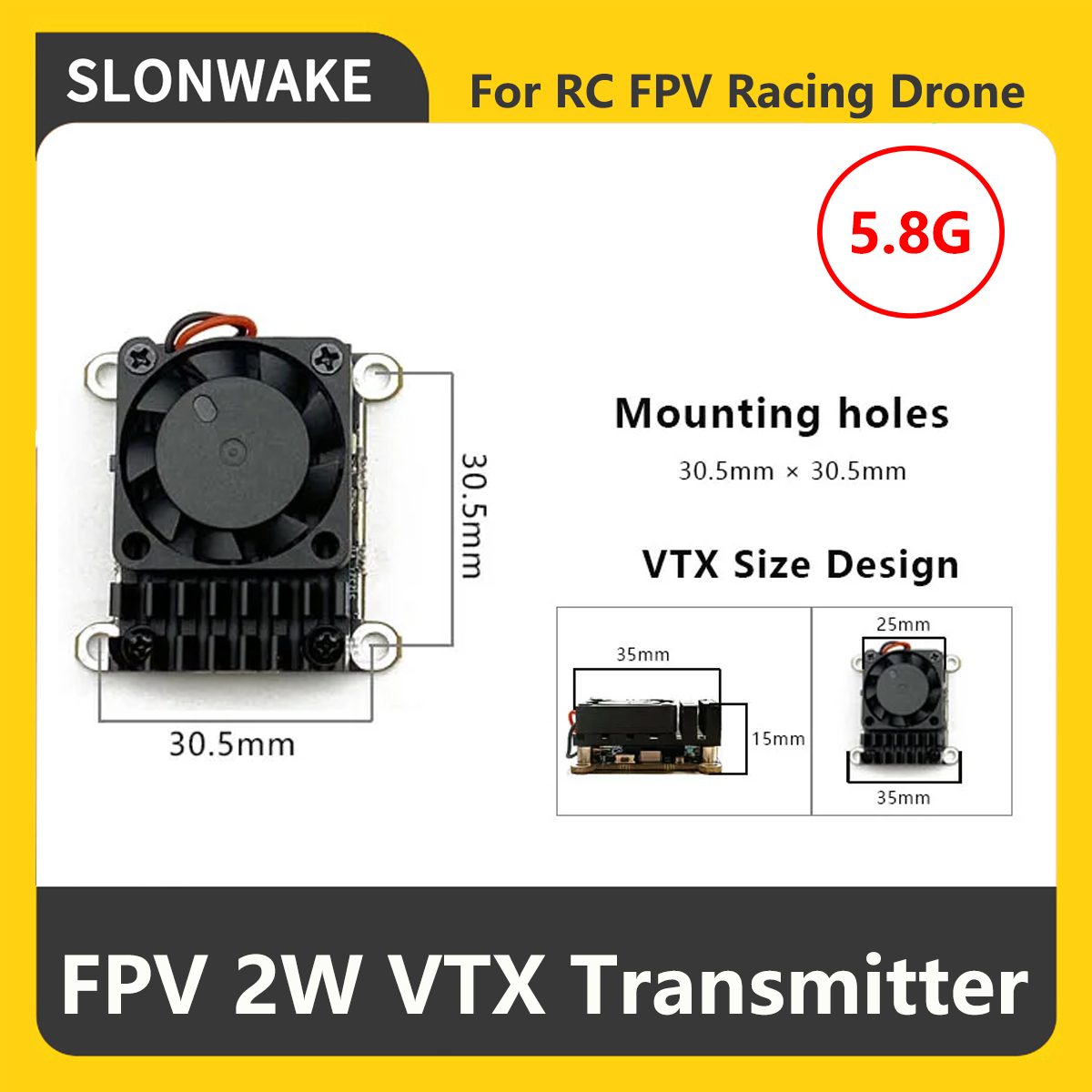Transmetteur FPV VTX SLONWAKE  - Drone Frame avis et prix