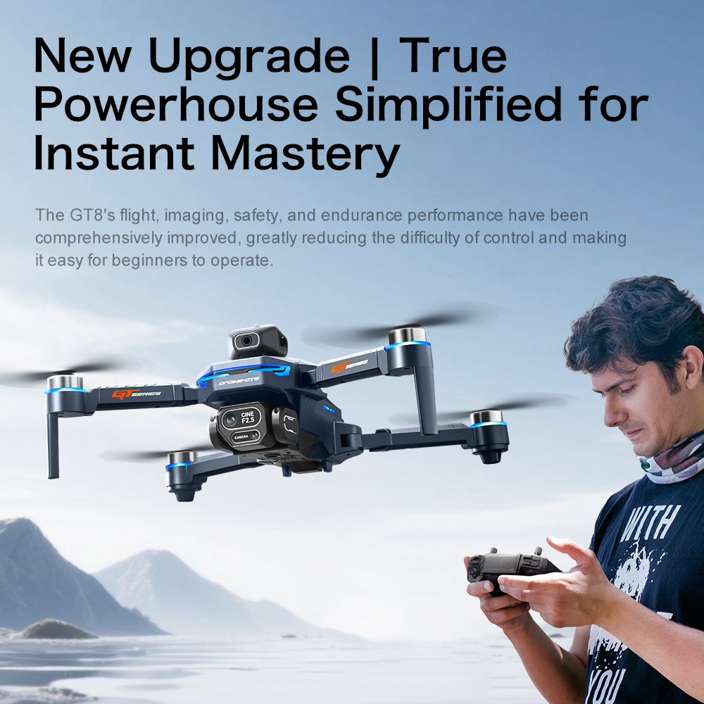 Drone GT8 original 8K HD avec  - Jjrc Drone X12 avis et prix